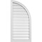 Ekena Millwork Quarter Round Top Right Surface Mount PVC Gable Vent w/ 2"W x 1-1/2"P Brickmould Frame, 20"W x 40"H GVPQR20X4002SF - alternate 1